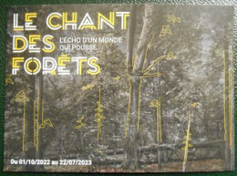 227 Carte Postale Exposition Le Chant Des Forêts L'écho D'un Monde Qui Pousse MAIF Social Club - Arbres