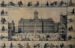 Amsterdam // Dam Kon. Paleis Met Naatje - Sierrand 1906 - Amsterdam