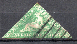 Timbre Cap De Bonne Espérance Papier Blanc - YT N° 10A - Oblitéré - Année 1855 - Cap De Bonne Espérance (1853-1904)