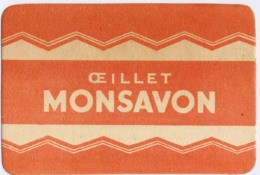 Carte Parfumée   Monsavon  Oeillet - Antiquariat (bis 1960)