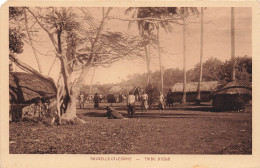 Nouvelle Calédonie - Tribu D'udjo - Animé - Hutte - Carte Postale Ancienne - Nueva Caledonia