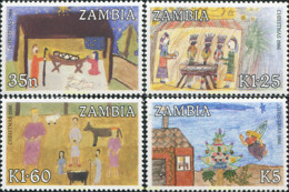 723204 MNH ZAMBIA 1986 NAVIDAD - Zambie (1965-...)