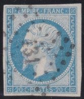 France  .  Y&T   .     14-Af    .   O      .    Oblitéré - 1853-1860 Napoléon III