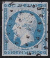 France  .  Y&T   .     15  (2  Scans)   .   O      .    Oblitéré - 1853-1860 Napoléon III