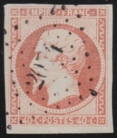 France  .  Y&T   .     16   .   O      .    Oblitéré - 1853-1860 Napoléon III.