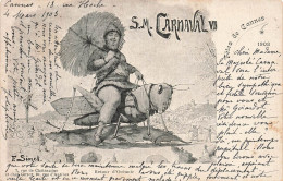 Nouvelle Calédonie - Retour D'océanie - SM Carnaval - Fêtes De Cannes - Carte Postale Ancienne - Neukaledonien