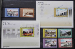 Maldives 2000, Millennium, Two MNH S/S And Stamps Set - Maldivas (1965-...)