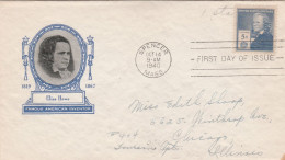 United States 1940 FDC Mailed - 1851-1940