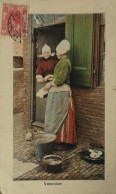 Volendam // Oude Kaart - Klederdracht - Dorpsleven 1914 - Volendam