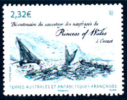 TAAF - 2023 - Naufrage Du Princess Of Wales - Bateau - Voile - Marine - Explorateur - Tp MNH ** Neuf - New - - Unused Stamps
