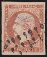 France  .  Y&T   .     18  (2 Scans)   .  FAUX / FAKE   .    O      .    Oblitéré - 1853-1860 Napoléon III