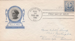 United States 1940 FDC Mailed - 1851-1940