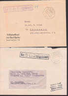 Bad Berka ZKD-Bfe R1 "Nur Für Den Dienstgebrauch", Volksheilbad - Cartas & Documentos