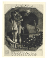 -  1  X  EX - LIBRIS  -  ALBERT ROSS  -  Zie / Voir / See Scan's - Ex-libris