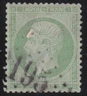 France  .  Y&T   .     20 .   O      .    Oblitéré - 1862 Napoleon III