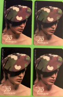 MBC 49  -  MODE  " Beret "  -  70 Unités  - 1 Lot De 4 Cartes - Cellphone Cards (refills)