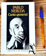 LIBRO PABLO NERUDA CANTO GENERAL 1983 , 491 PAG POESÍA - Cultural