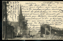 Passage à Niveau Et Eglise - Obl. 1904 - Jette