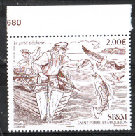 Timbre Saint Pierre Et Mique - 2023 - Le Petit Pêcheur - Coutumes - Traditions - Métier - Pèche - Tp MNH ** Neuf - New - - Unused Stamps