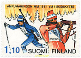 723235 HINGED FINLANDIA 1980 CAMPEONATO DEL MUNDO DE BIATHLON EN LAHTI - Gebruikt