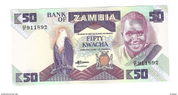 Zambia 50 Kwacha 1986-88    28  Unc - Zambie