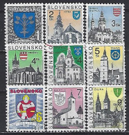 Slovakia 1993-1998  City Arms (o) - Used Stamps