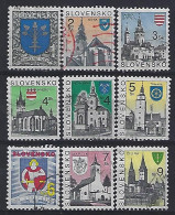 Slovakia 1993-1998  City Arms (o) - Usados