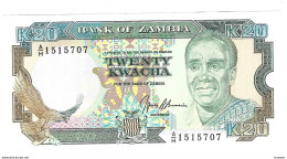 *zambia 20 Kwacha 1989-91    32b  Unc - Zambia