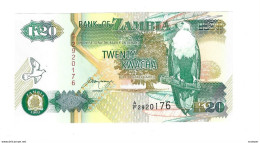 *zambia 20 Kwacha 1992  36b Sig 11   Unc - Sambia