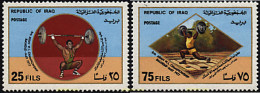 723243 HINGED IRAQ 1977 8 CAMPEONATOS ASIATICOS DE HALTEROFILIA - Iraq