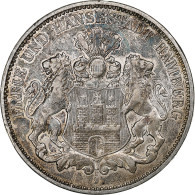 Etats Allemands, HAMBURG, 3 Mark, 1909, Hamburg, Argent, TTB+, KM:620 - Autres & Non Classés