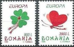 CEPT 1998 Roumanie Roemenie Romania Yvertn° 4432-33 *** MNH Cote 15 € - 1998