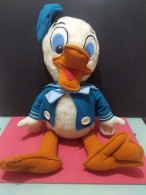 Antiguo Peluche Del Pato Donald Duck Paperino Disney Años 60 Gran Tamaño - Peluches