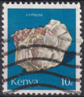 1977 Kenia ° Mi:KE 96, Sn:KE 98, Yt:KE 95, Gypsum, Mineralien - Kenya (1963-...)