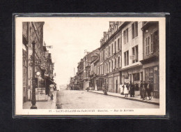 (14/02/24) 50-CPA SAINT HILAIRE DU HARCOUET - RUE DE MORTAIN - Saint Hilaire Du Harcouet