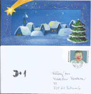 Envelope Czech Republic Circulated In 2020 My Own Stamp Konto Bariery Christmas - Handicaps