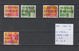 Nederland 2004-'10 - YT 2119/20 + 2386/87 + 2697 (gest./obl./used) - Gebruikt