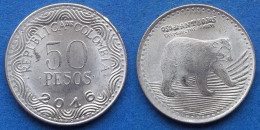 COLOMBIA - 50 Pesos 2016 "Spectacled Bear" KM# 295 Republic - Edelweiss Coins - Colombie