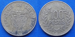 COLOMBIA - 100 Pesos 2010 KM# 285.2 Republic - Edelweiss Coins - Colombia
