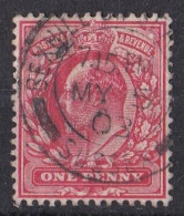 Grande Bretagne - 1902 - 1911 -  Edward  VII  -  Y&T N °  107  Oblitéré - Used Stamps
