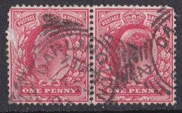 Grande Bretagne - 1902 - 1911 -  Edward  VII  -  Y&T N °  107  Paire Oblitéré - Used Stamps