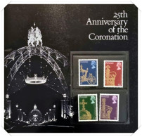 1978 25th Anniversary Of The Coronation Souvenir Pack ( MNH Stamp Set) HRD4 - Presentation Packs