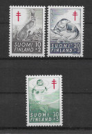 Finnland 1962 Tiere Mi.Nr. 551/53 Kpl. Satz ** - Neufs