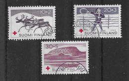 Finnland 1960 Rotes Kreuz Mi.Nr. 528/30 Kpl. Satz Gestempelt - Usati