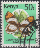 1988 Kenia ° Mi:KE 417, Sn:KE 427, Yt:KE 413, Smoky Orange Tip (Colotis Euippe Omphale), Butterflies (1988) - Kenya (1963-...)