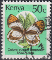 1988 Kenia ° Mi:KE 417, Sn:KE 427, Yt:KE 413, Smoky Orange Tip (Colotis Euippe Omphale), Butterflies (1988) - Kenya (1963-...)