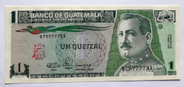 GUATEMALA - 1 QUETZAL - P 73 (1990) - UNC - BANKNOTES - PAPER MONEY - CARTAMONETA - - Guatemala