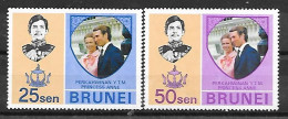 Brunei N° 186/87 YVERT NEUF ** - Brunei (1984-...)