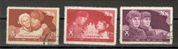 CHINA - USED SET - RETURN OF CHINESE PEOPLE'S VOLUNTEERS FROM KOREA - 1958. - Usati