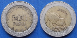 COLOMBIA - 500 Pesos 2017 "Glass Frog" KM# 298 Republic - Edelweiss Coins - Colombie